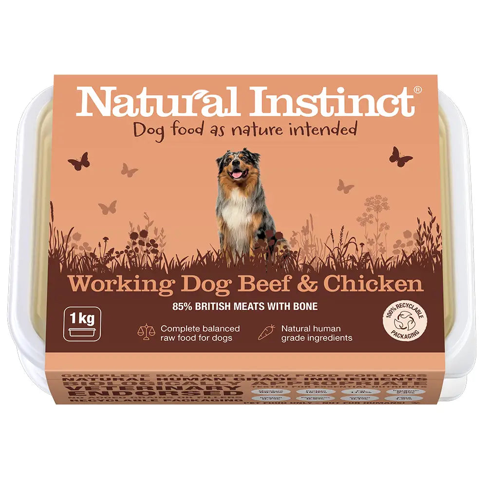 Natural Instinct Working Dog Beef with Chicken 1kg