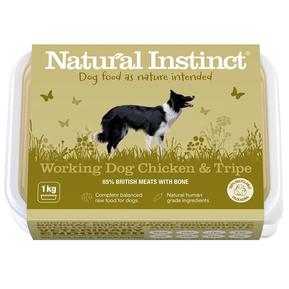Natural Instinct Working Dog Chicken & Tripe 1kg