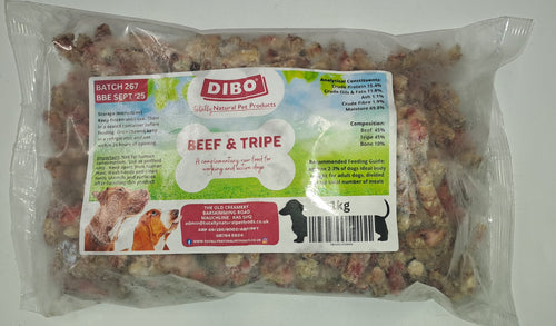 Beef & Tripe Mince (Freeflow) 1kg