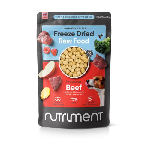 Nutriment Freeze Dried RAW Beef 225g