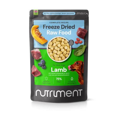 Nutriment Freeze Dried RAW FOOD Lamb 225g
