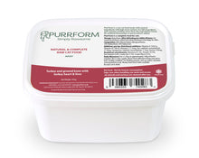 Purrform Cat - Turkey and Ground Bone with Turkey Heart & Liver 450g Tub