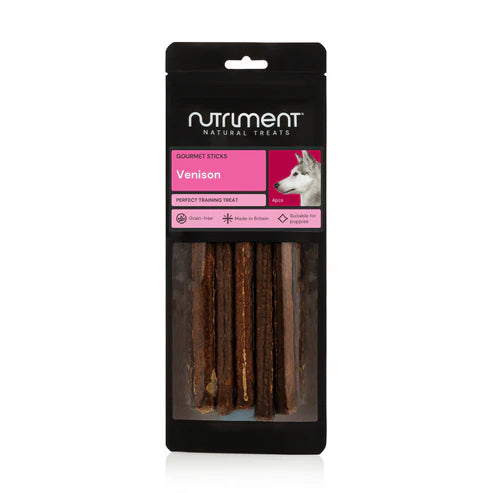Nutriment Gourmet Sticks Venison - Pack of 4