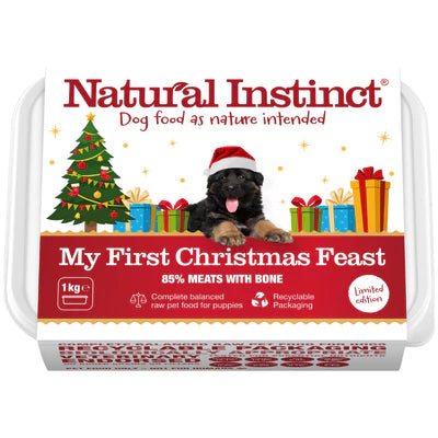 Natural Instinct Puppy My First Christmas Feast 1kg LIMITED EDITION