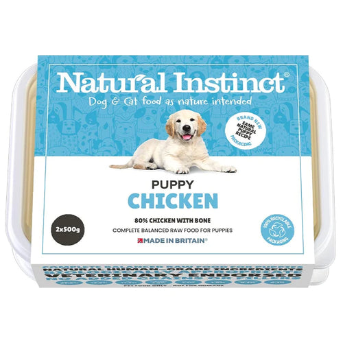 2 x 500g Natural Instinct Puppy Chicken 2 x 500g