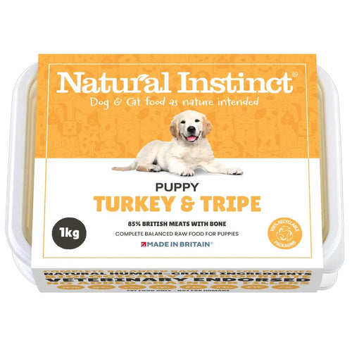 Natural Instinct Puppy Turkey & Tripe 1kg