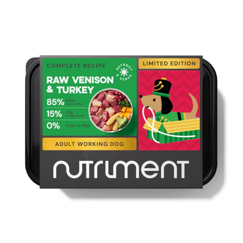 Nutriment Raw Venison & TURKEY Complete 500g - Christmas LIMITED EDITION