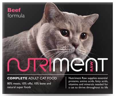 Nutriment Cat Range - Beef 500g